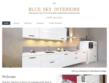 Tablet Screenshot of blue-sky-interiors.co.uk